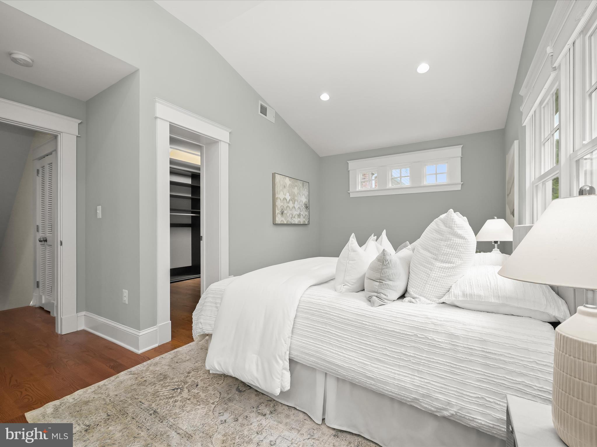3118 17th Street North Arlington, VA 22201 - Photo 37 of 96 a bedroom with a bed and a view of bathroom