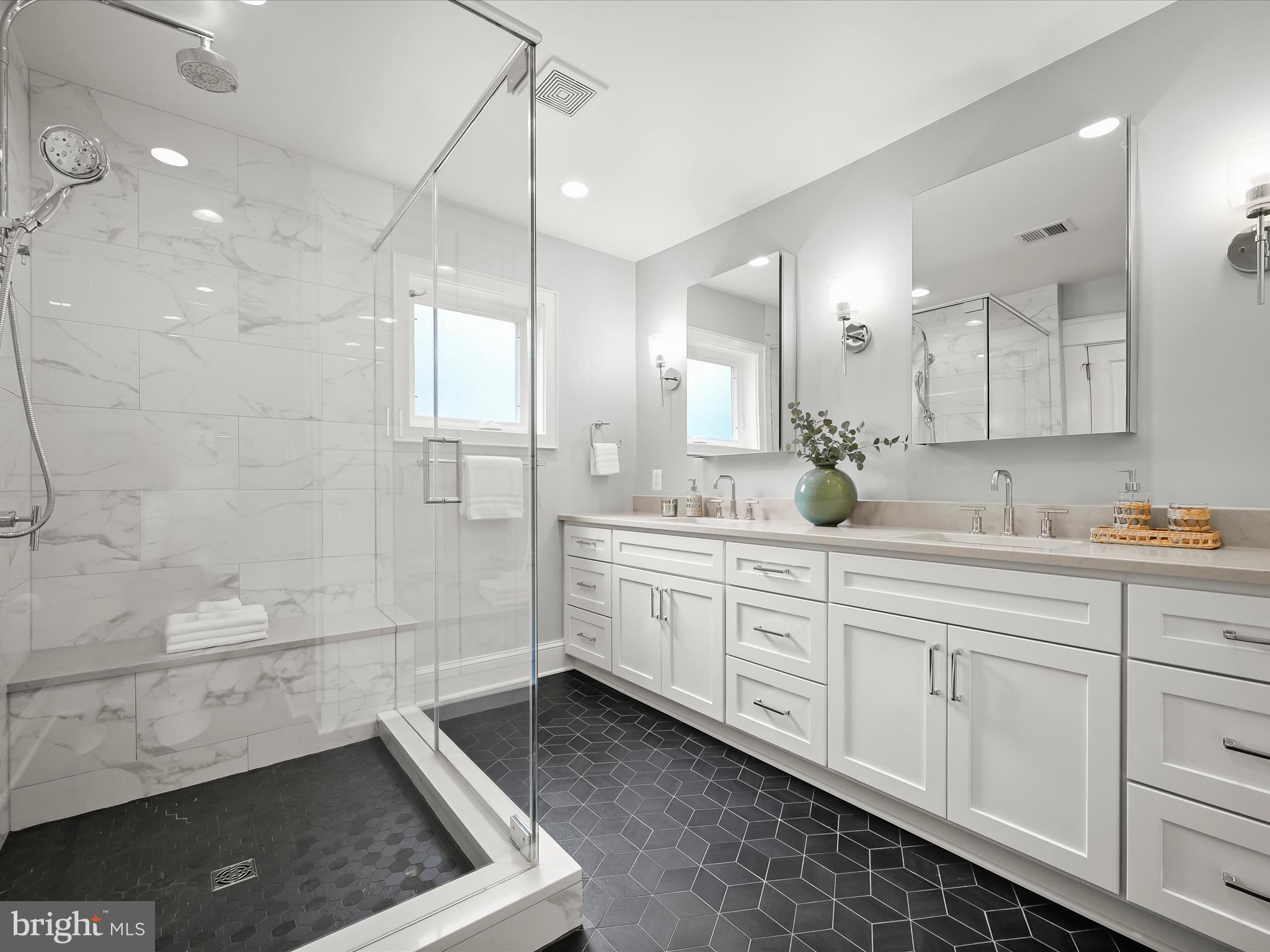 3118 17th Street North Arlington, VA 22201 - Photo 40 of 96 Glass enclosed rain shower