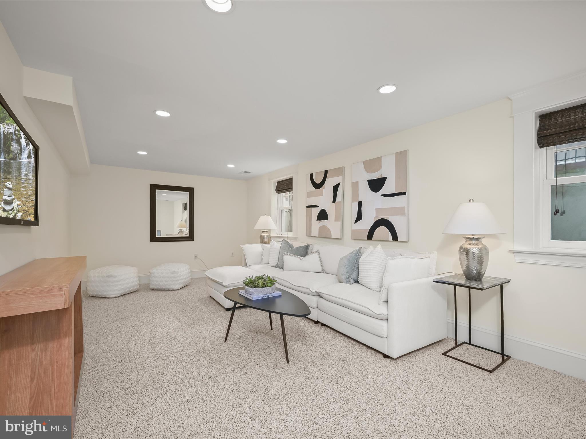 3118 17th Street North Arlington, VA 22201 - Photo 59 of 96 Large rec room with two windows