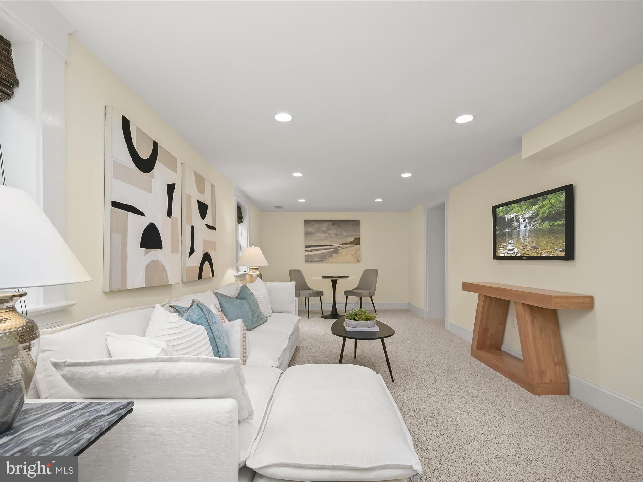 3118 17th Street North Arlington, VA 22201 - Photo 61 of 96 a living room with furniture and a fireplace