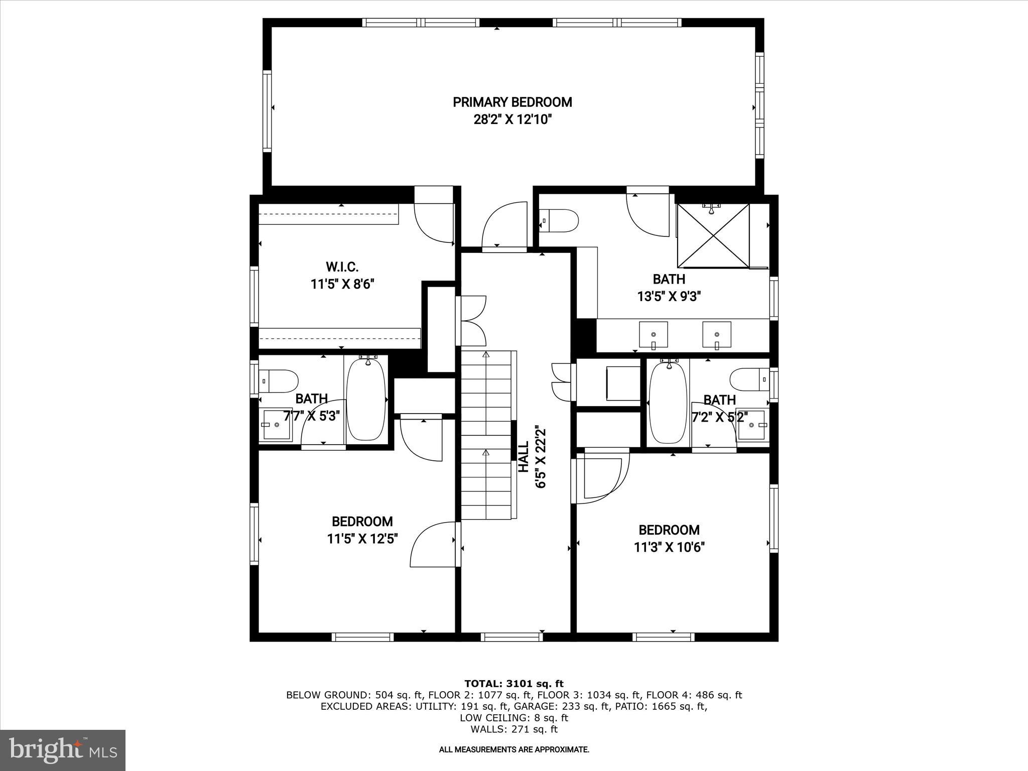 3118 17th Street North Arlington, VA 22201 - Photo 94 of 96 Second Level Floor Plan