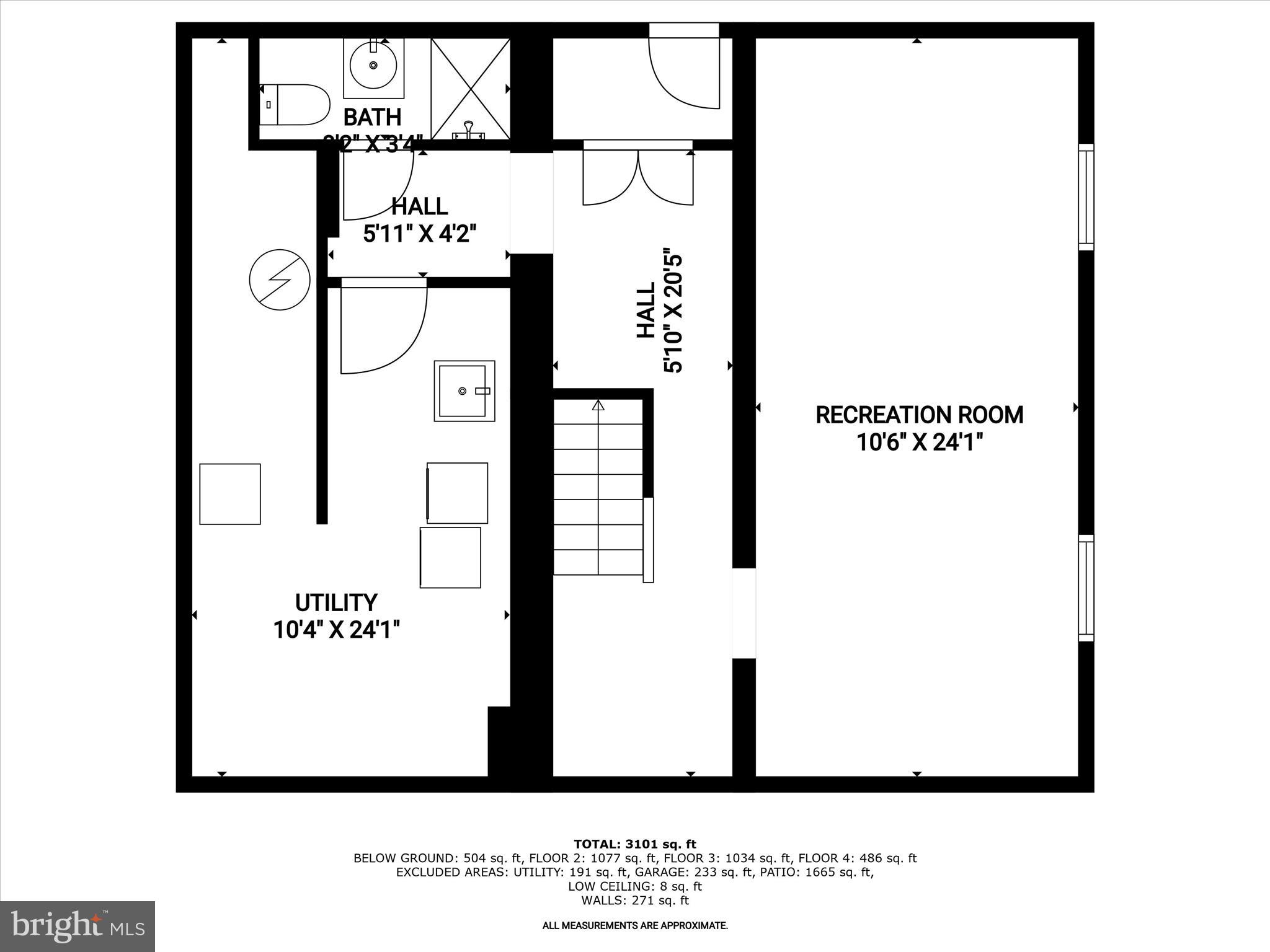 3118 17th Street North Arlington, VA 22201 - Photo 96 of 96 Lowe level floor plan