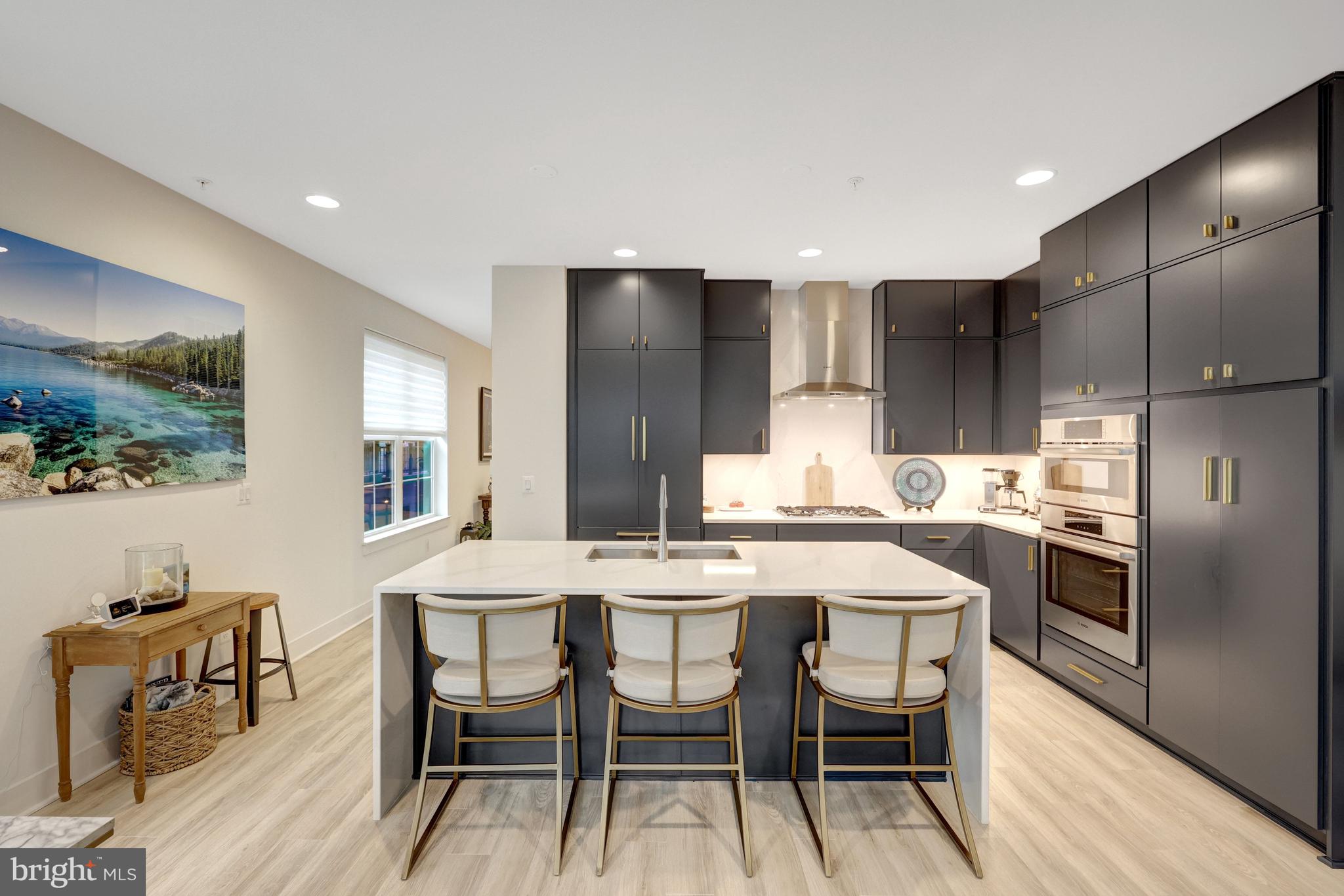 11236 Faraday Park Drive Reston, VA 20190 - Photo 15 of 74 Great seating space at the island & recessed light