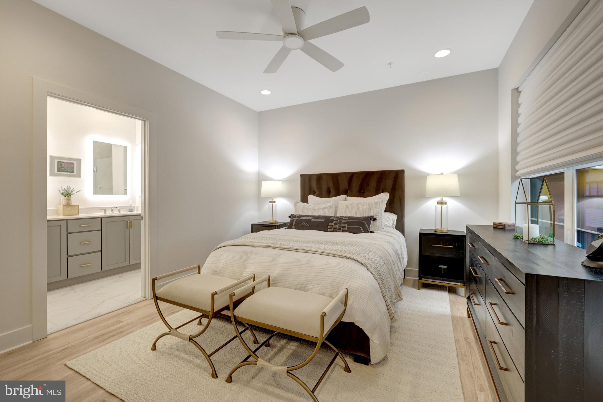 11236 Faraday Park Drive Reston, VA 20190 - Photo 32 of 74 Recessed lighting, a ceiling fan & LVP floors.