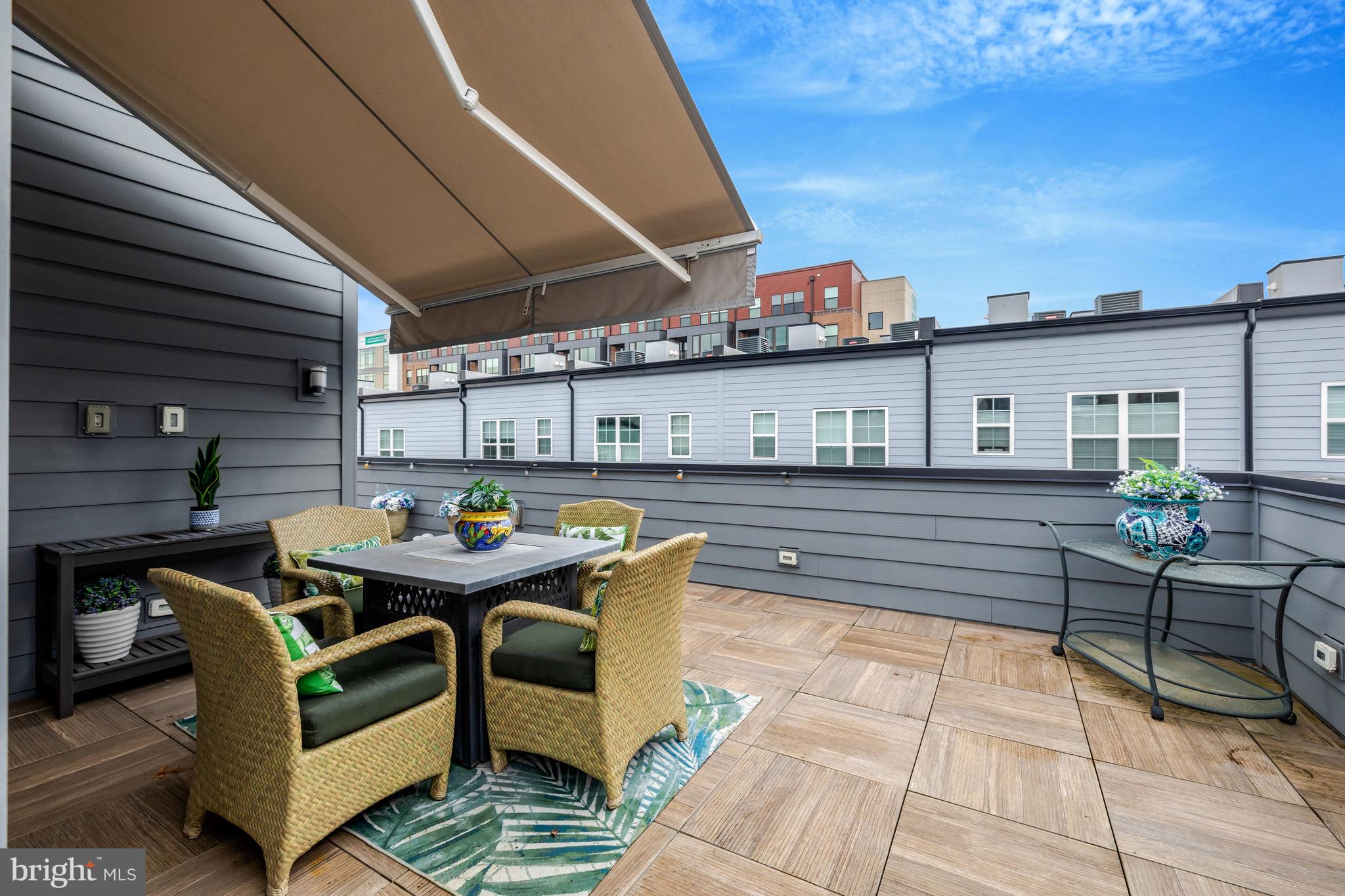 11236 Faraday Park Drive Reston, VA 20190 - Photo 49 of 74 Custom awning offers great shade on a sunny day!