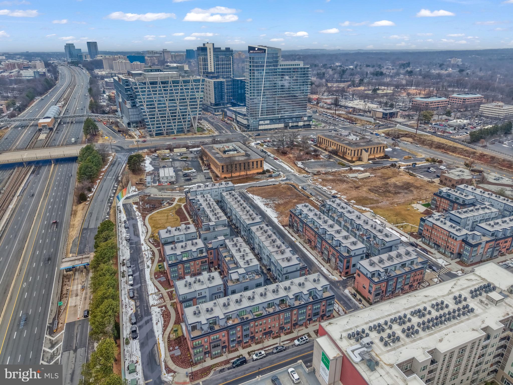11236 Faraday Park Drive Reston, VA 20190 - Photo 57 of 74 An aerial view of the Midline subdivision.