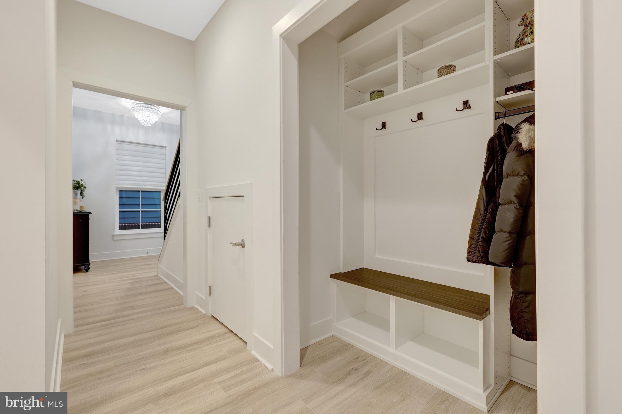 11236 Faraday Park Drive Reston, VA 20190 - Photo 9 of 74 Awesome drop-zone with a built-in bench & shelving