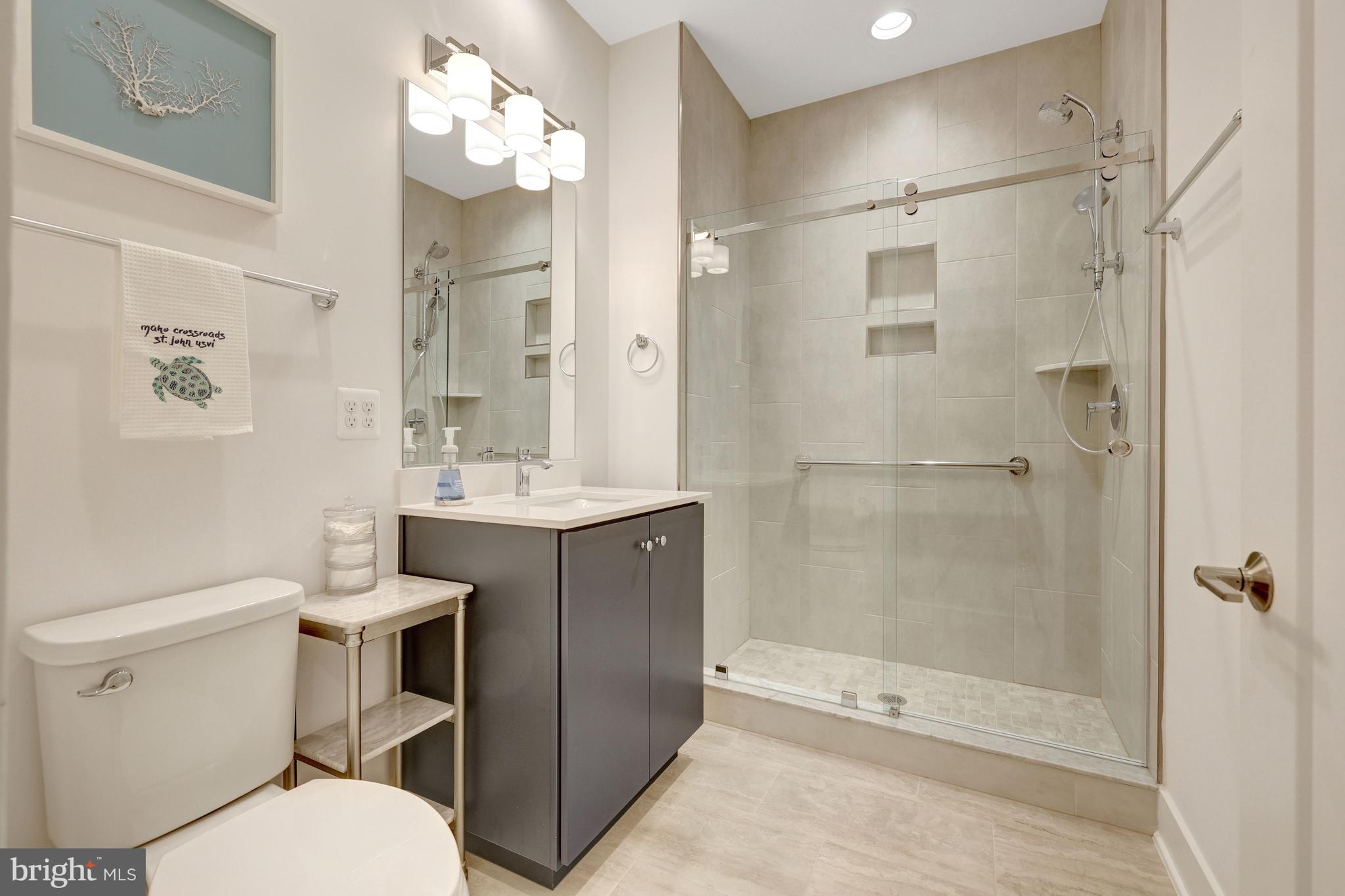 11236 Faraday Park Drive Reston, VA 20190 - Photo 9 of 74 a bathroom with a sink toilet and shower