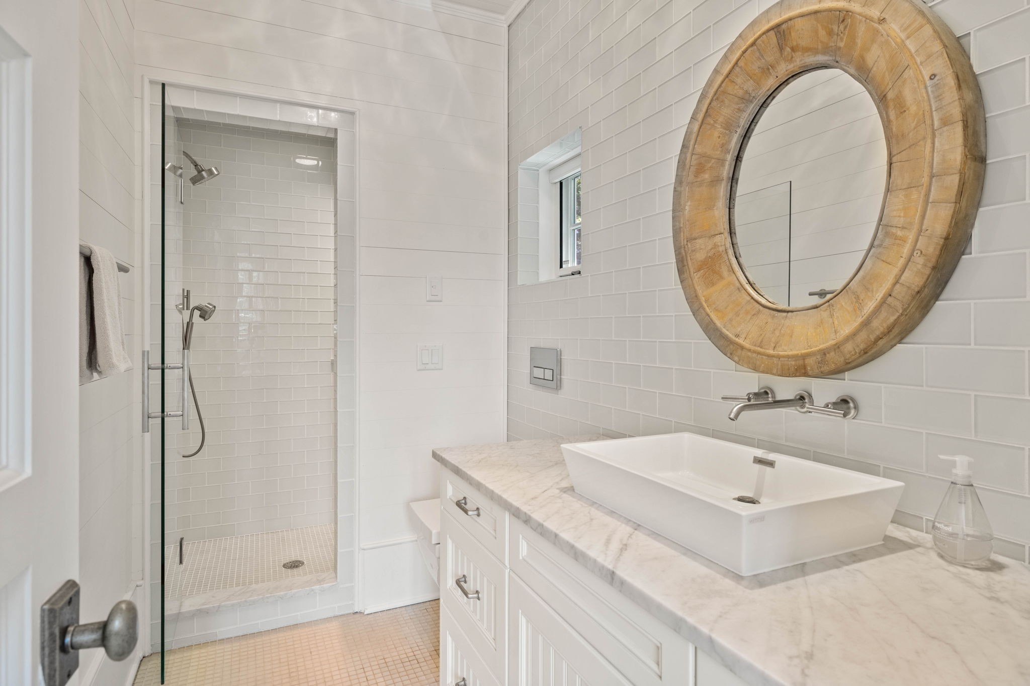 3385 Bailey Road Franklin, TN 37064 - Photo 32 of 56 a bathroom with a sink a vanity and a mirror