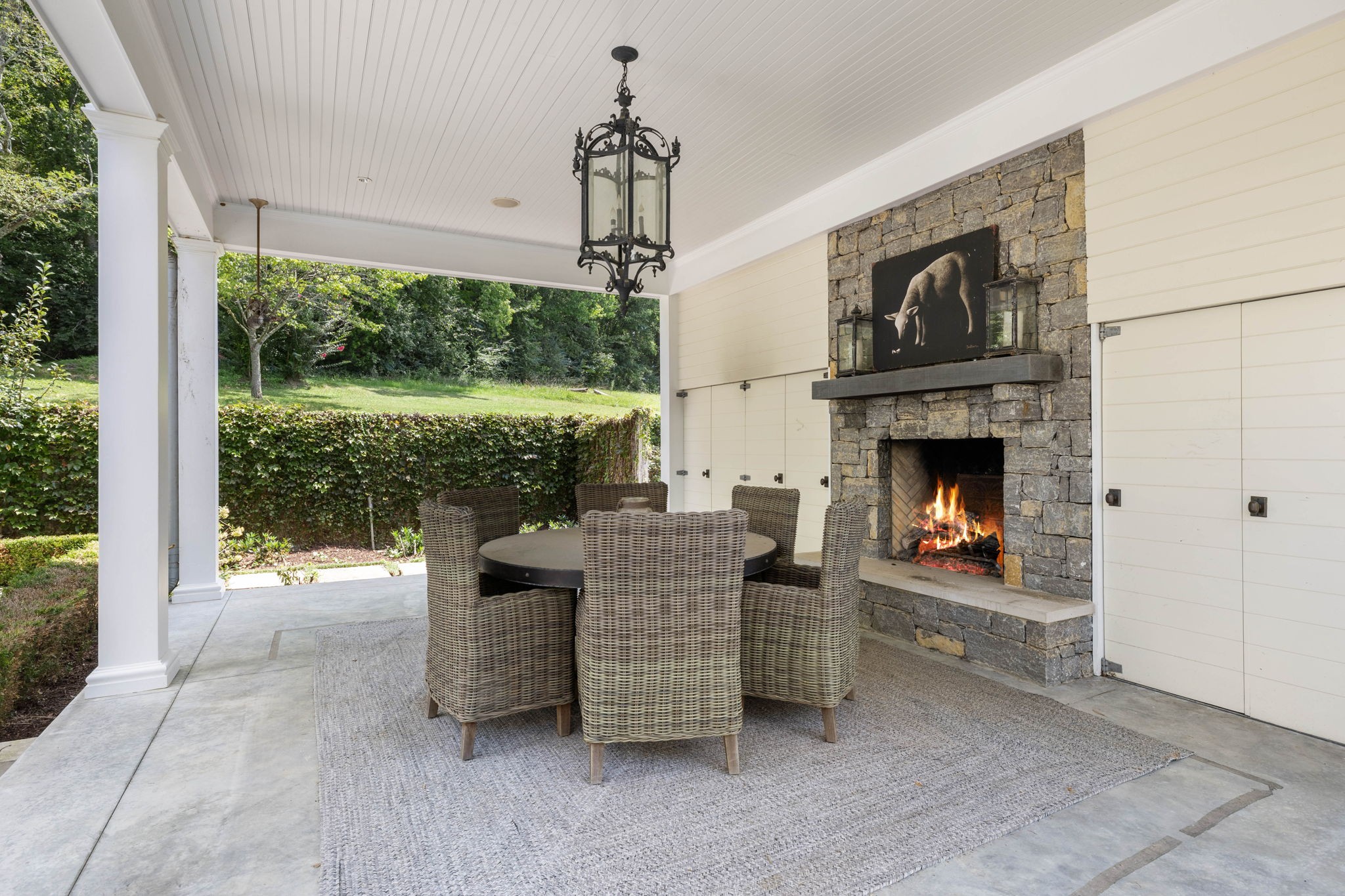3385 Bailey Road Franklin, TN 37064 - Photo 35 of 56 a living room with furniture and a fireplace