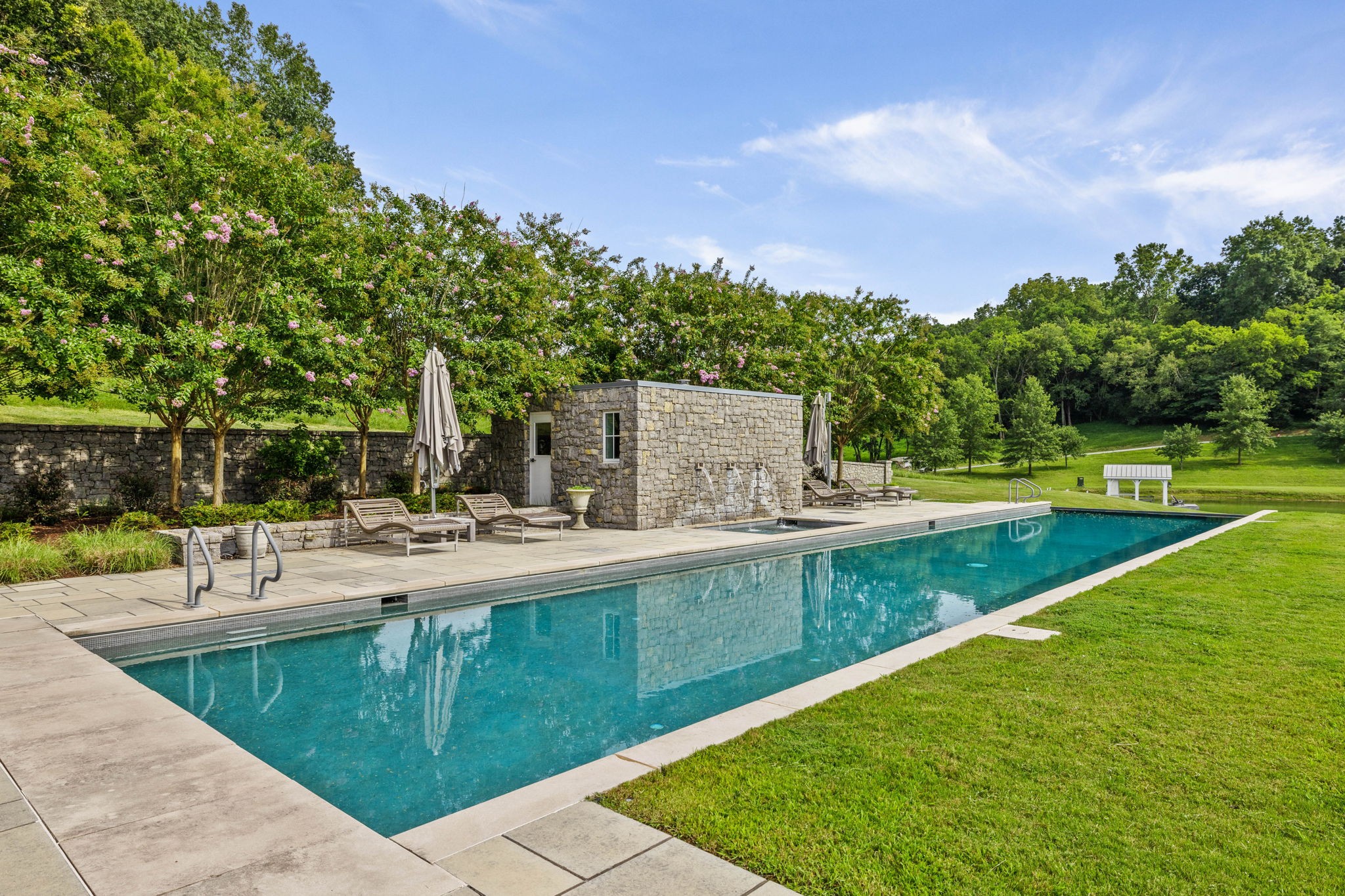 3385 Bailey Road Franklin, TN 37064 - Photo 41 of 56 a view of a swimming pool with a patio