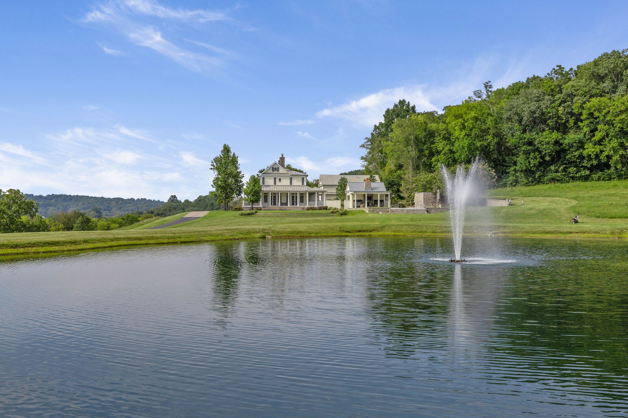 3385 Bailey Road Franklin, TN 37064 - Photo 44 of 56 a view of a lake with houses in the background