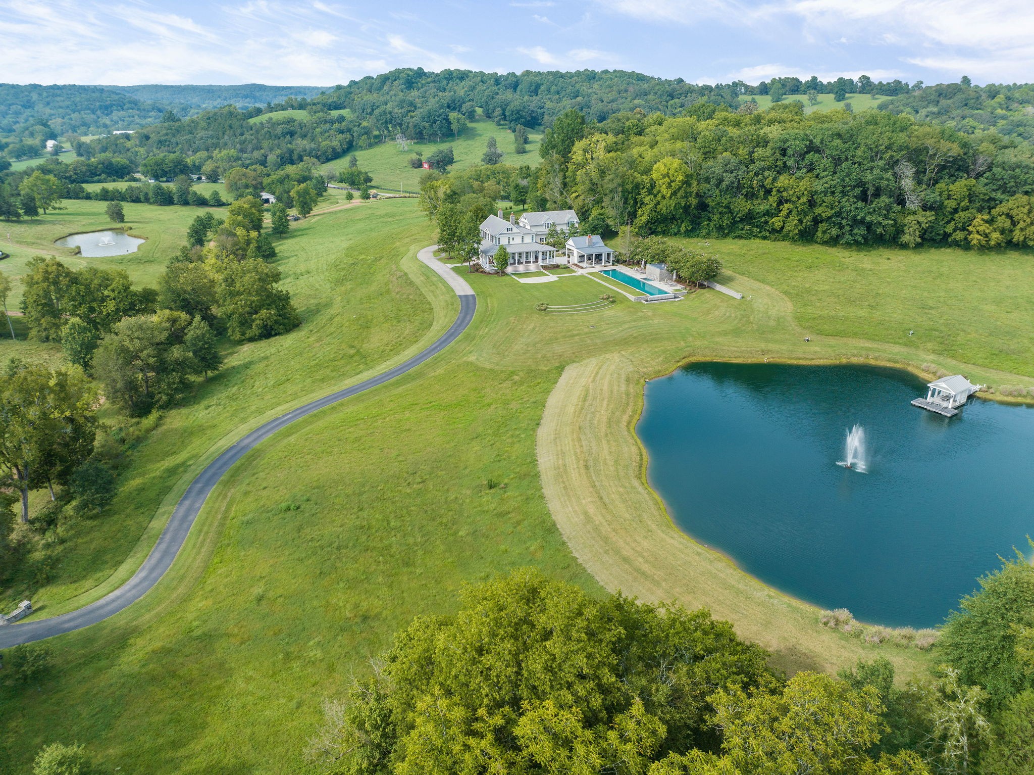 3385 Bailey Road Franklin, TN 37064 - Photo 46 of 56 a view of a lake with a mountain