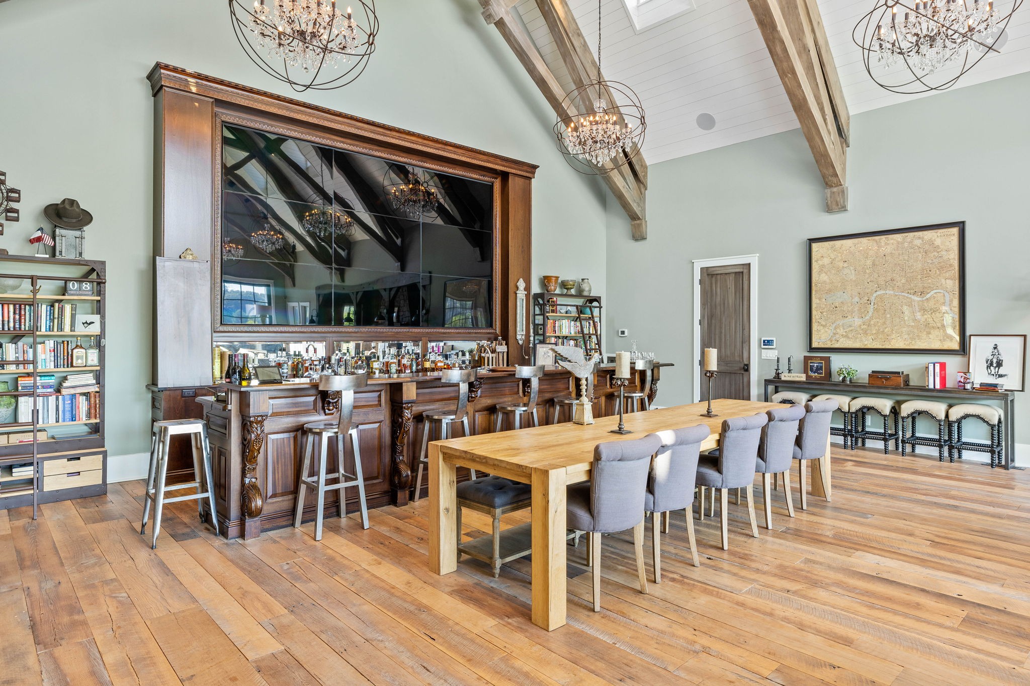 3385 Bailey Road Franklin, TN 37064 - Photo 50 of 56 a view of a dining room with furniture window and wooden floor