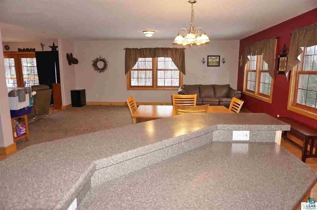 6392 County Rd F Lake Nebagamon, WI 54849 - Photo 25 of 25 Open Floor Plan-Kitchen to Formal Dining