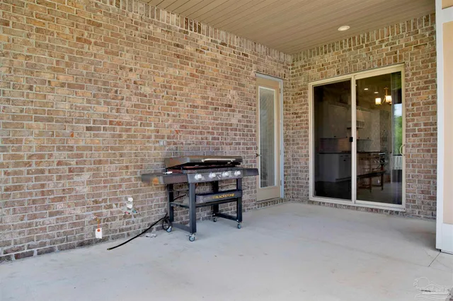 a view of a park with plants and trees