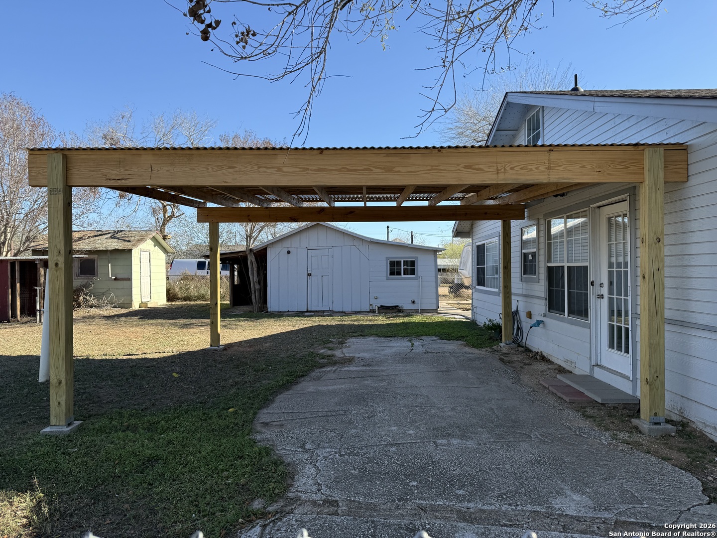 116 Matlock Poth, TX 78147 - Photo 8 of 41 a view of a house with a backyard