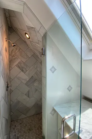 a bathroom with a sink