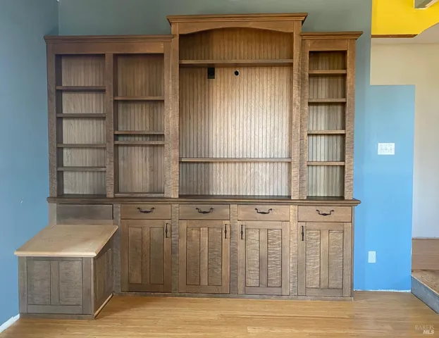 a view of front door