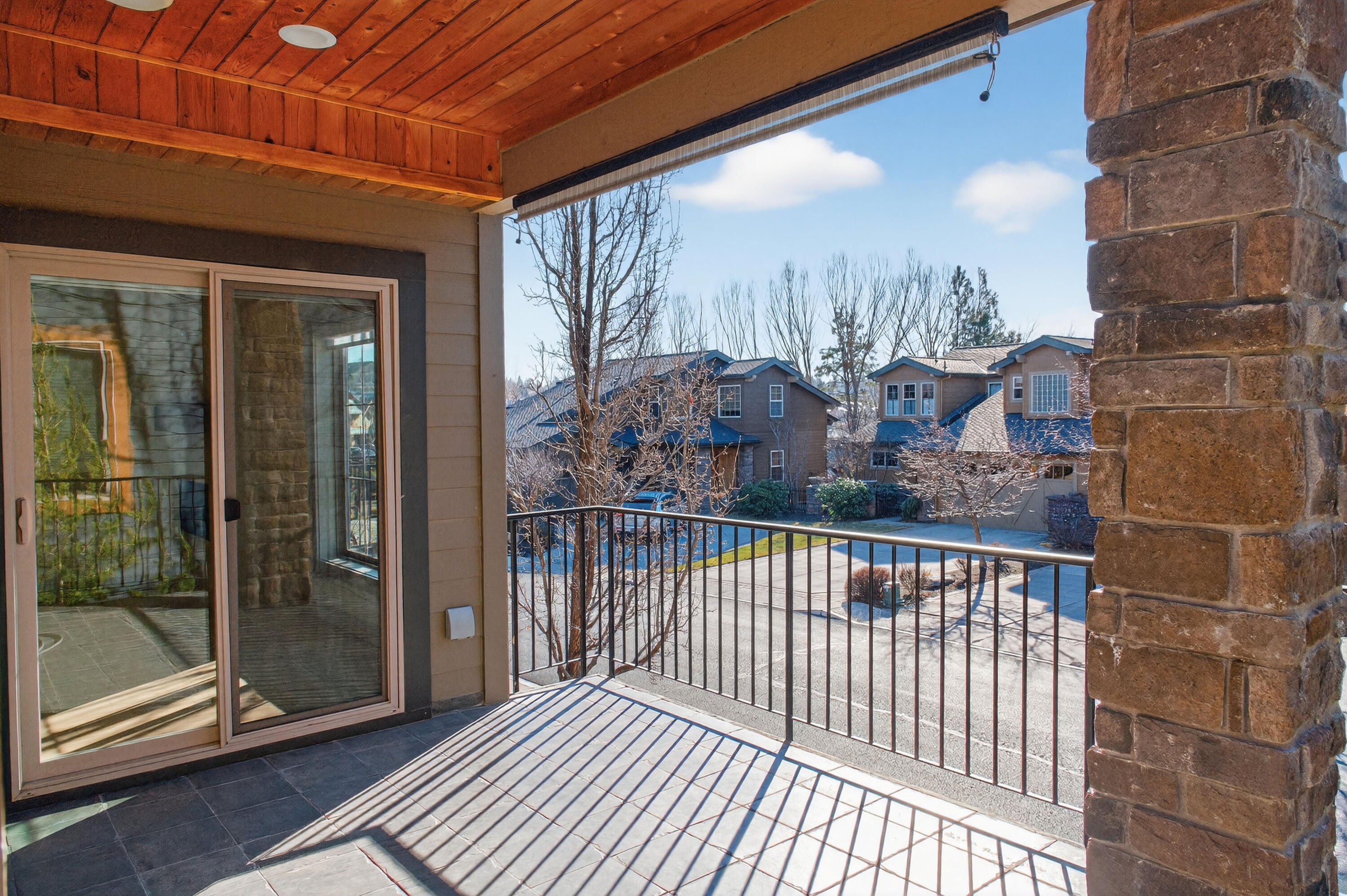 680 Southwest Otter Way Bend, OR 97702 - Photo 14 of 48 a view of a balcony with a potted plant