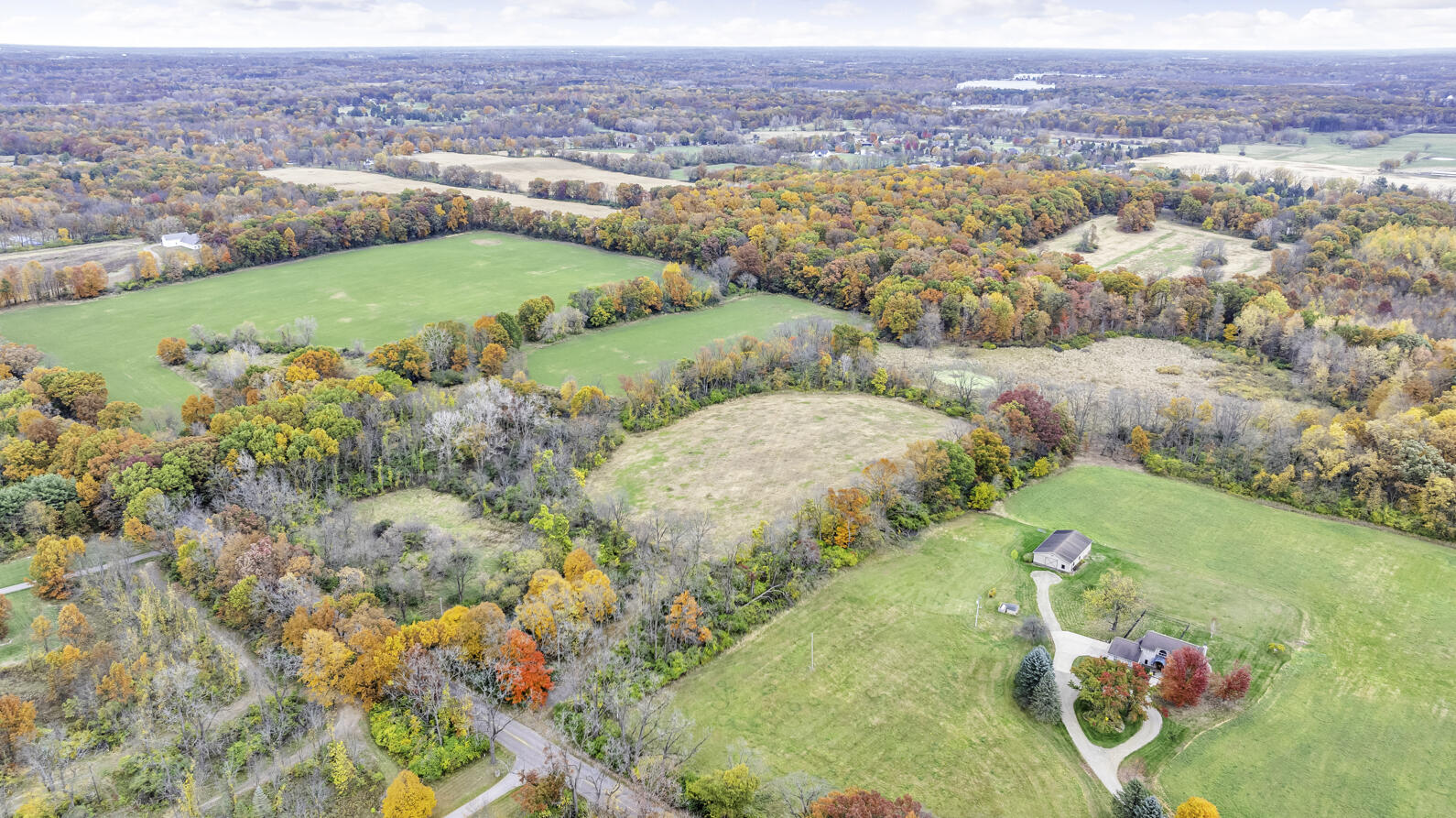 6255 Maple Dale Road Jackson, MI 49201 - Photo 9 of 16 Mapledale Jackson MI (VL - Aerial) -2