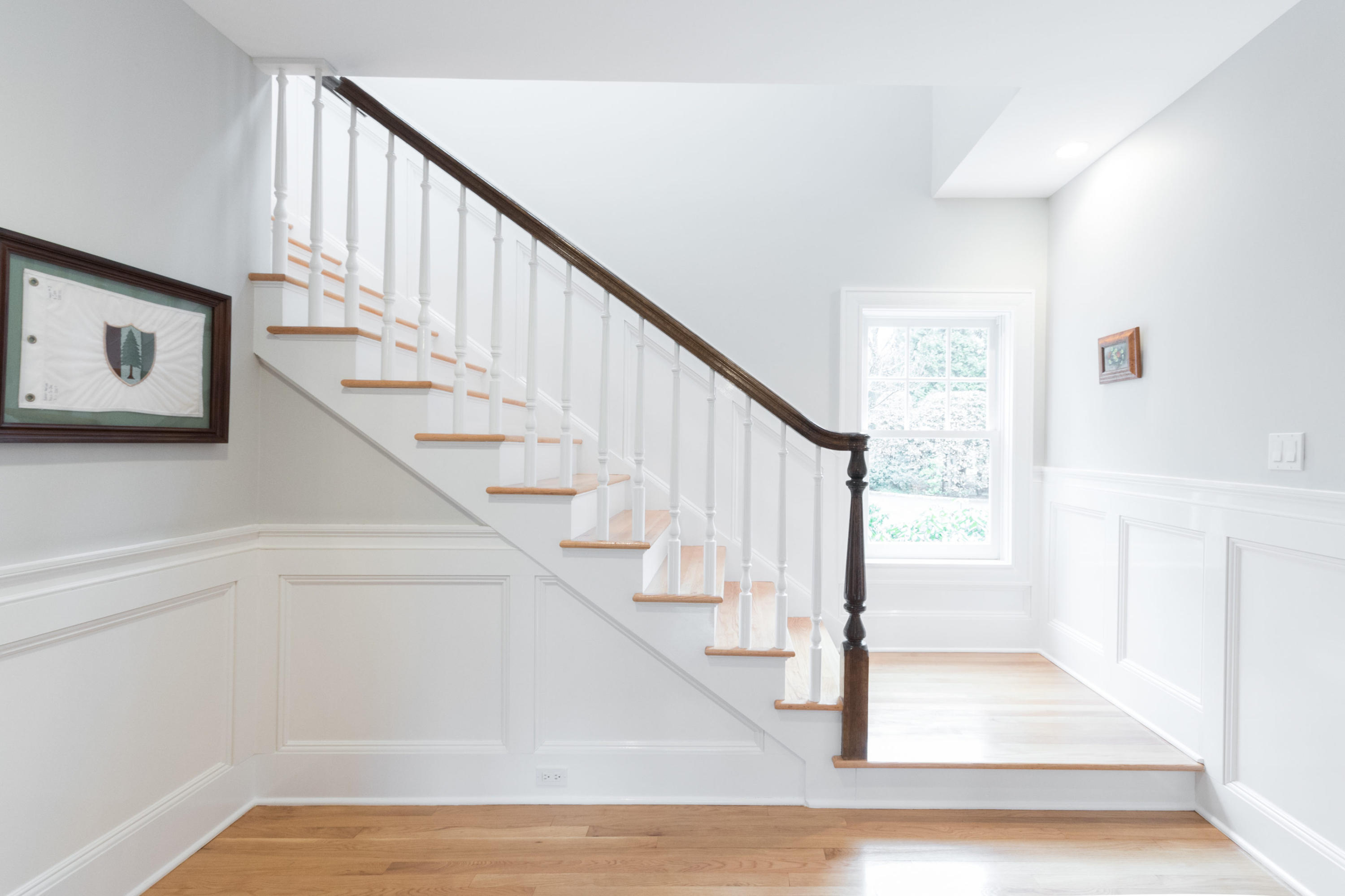783 Valley Road New Canaan, CT 06840 - Photo 15 of 28 a view of entryway and hall with wooden floor
