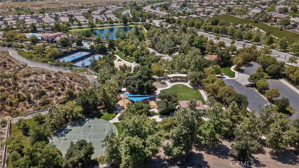 29350 Las Brisas Road Valencia, CA 91354 - Photo 66 of 75 an aerial view of residential houses with outdoor space and trees