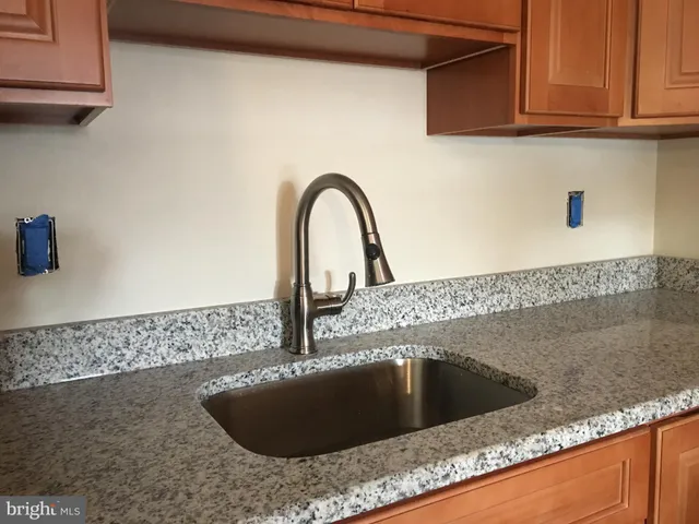a close view of sink and tap
