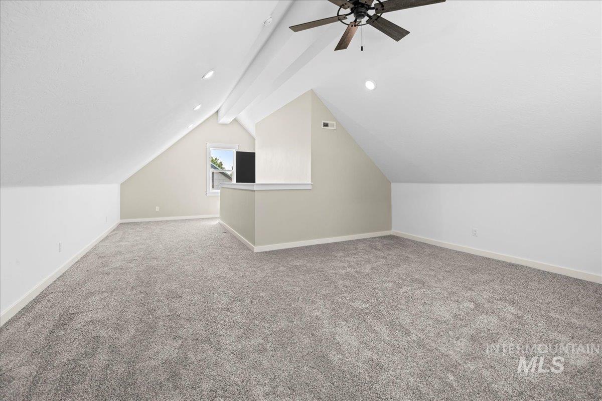 914 West 3rd Street Weiser, ID 83672 - Photo 43 of 49 Bonus room featuring carpet and ceiling fan