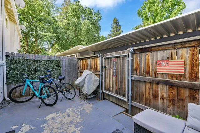 a car parked in front of house