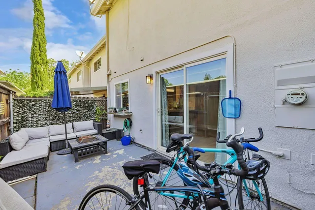 a view of outdoor space yard deck and slide