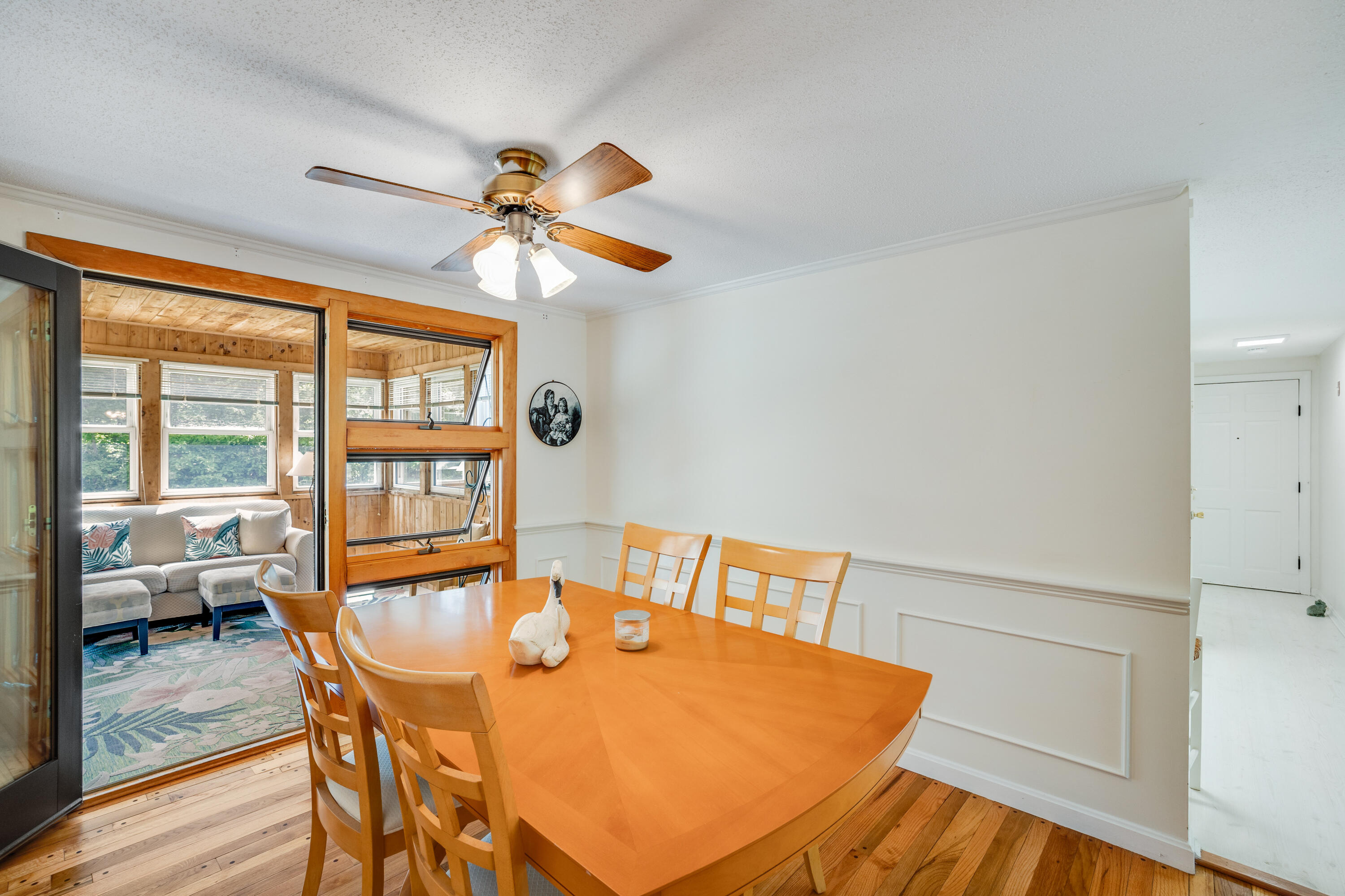 240 Braggs Lane Barnstable, MA 02630 - Photo 12 of 54 a view of a dining room with furniture window and outside view