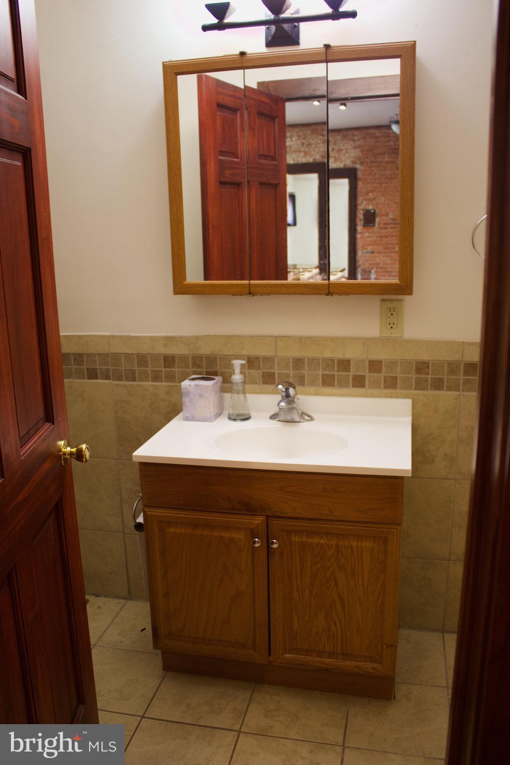 209 West Chestnut Street, Unit 2 West Chester, PA 19380 - Photo 23 of 23 a bathroom with a sink and a mirror