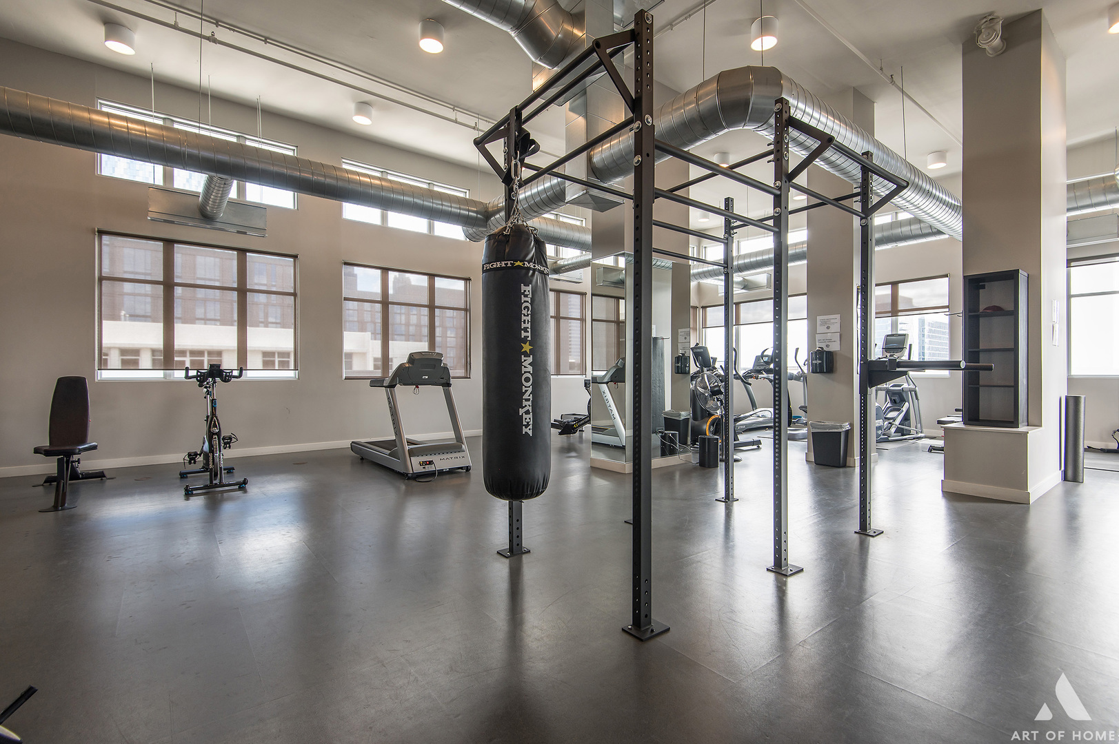 901 West Madison Street, Unit 407 Chicago, IL 60607 - Photo 34 of 39 a view of a room with gym equipment