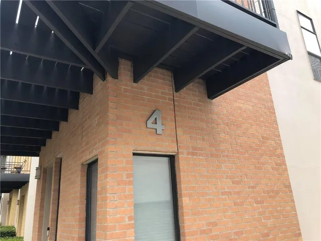 a view of a door of the house