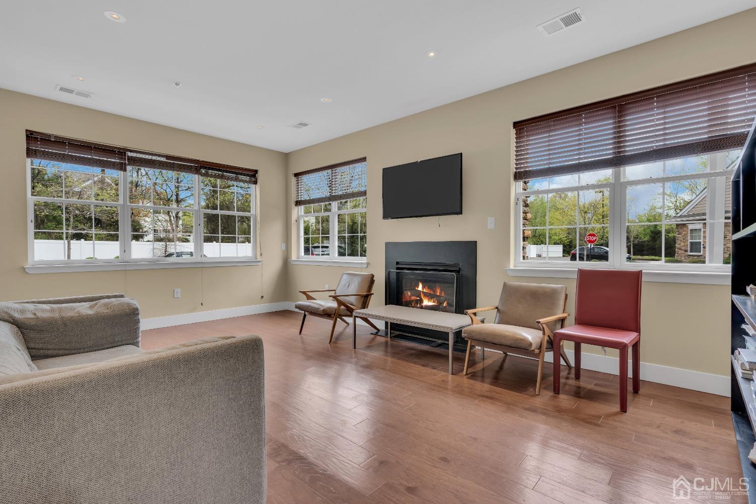 142 Tower Boulevard Piscataway, NJ 08854 - Photo 29 of 38 a living room with furniture and a fireplace