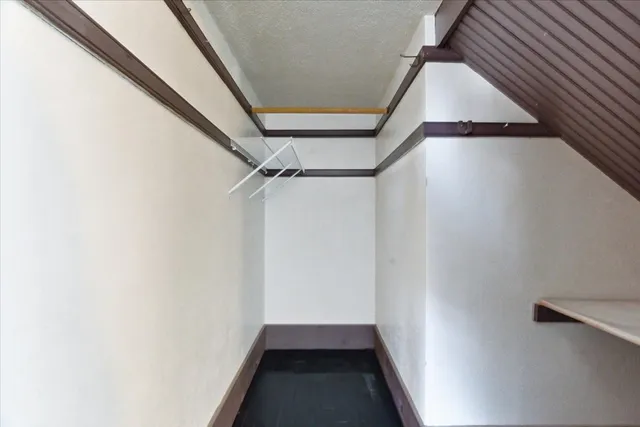 a view of hallway with stairs