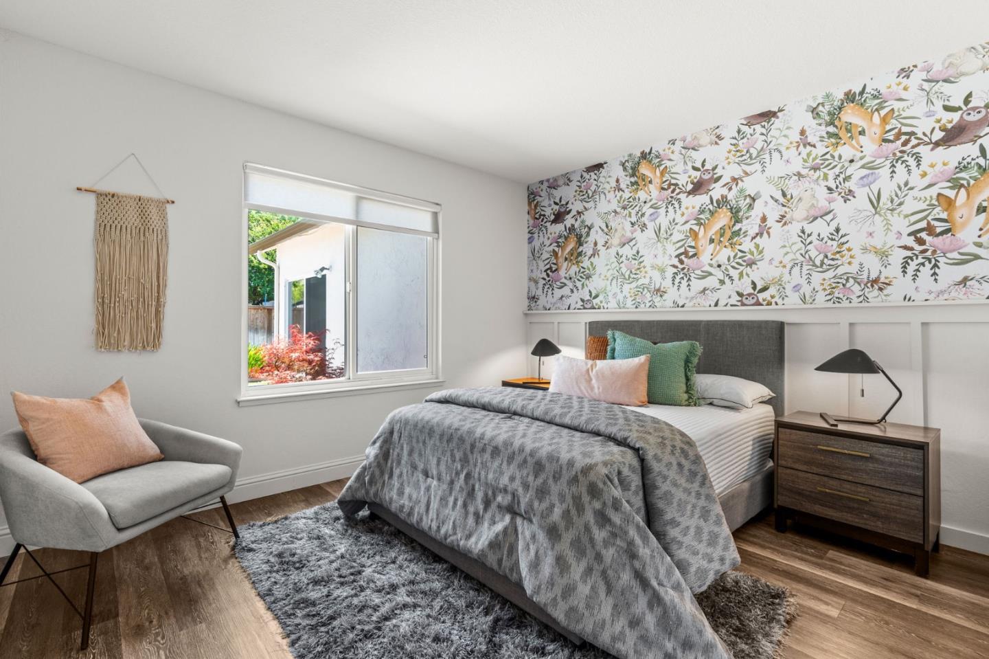 282 Coty Way San Jose, CA 95136 - Photo 29 of 69 a bedroom with a bed and wooden floor