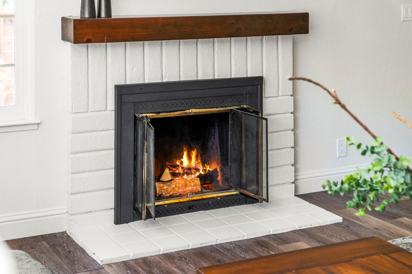 282 Coty Way San Jose, CA 95136 - Photo 8 of 69 a view of fireplace with wooden floor in living room
