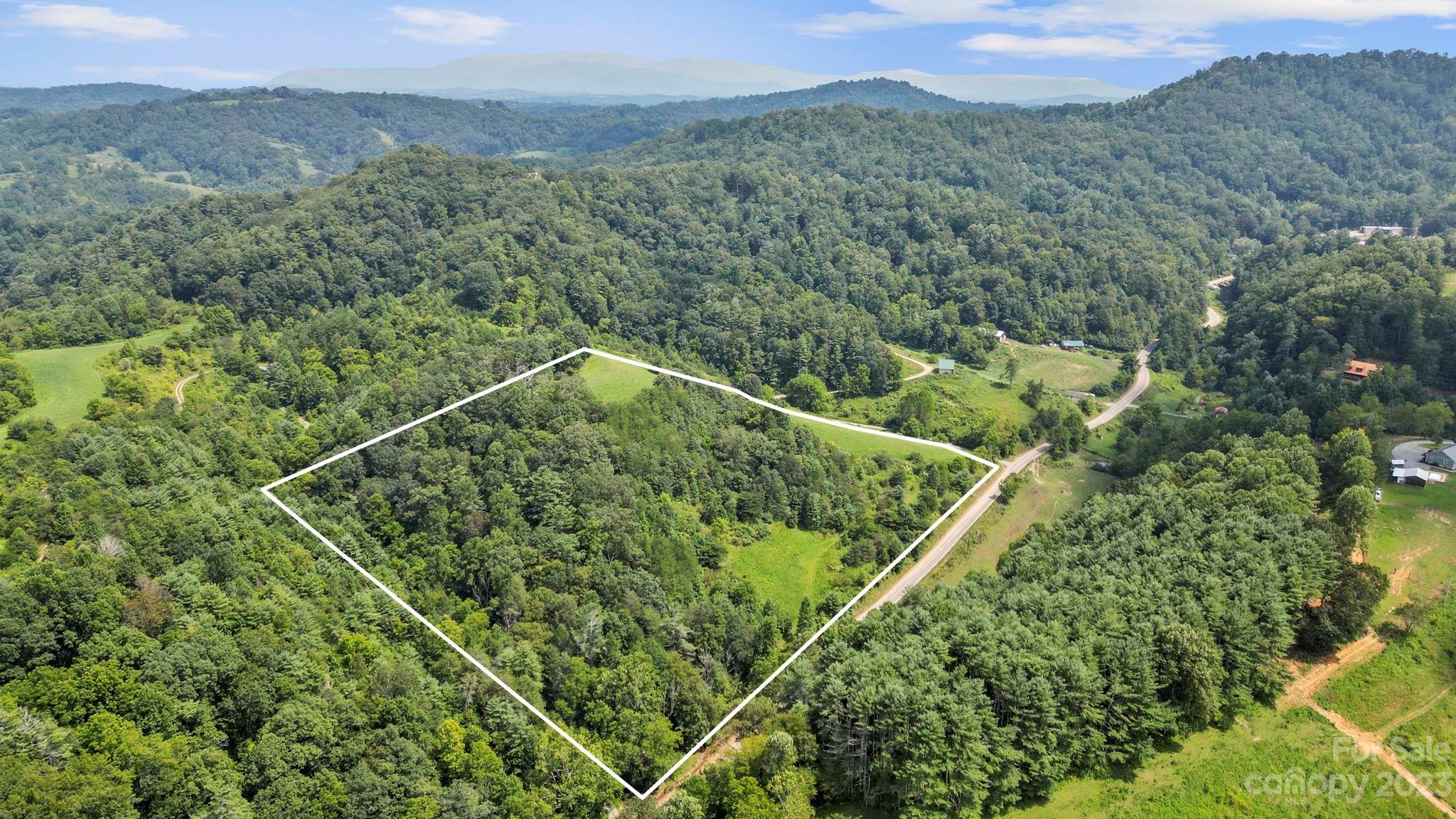 9999 Caney Frk Road Marshall, NC 28753 - Photo 7 of 42 an aerial view of mountain with residential houses