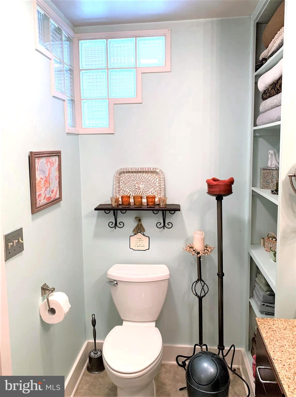 13 Arden Way New Hope, PA 18938 - Photo 19 of 36 Bathroom with glass block to let in natural light