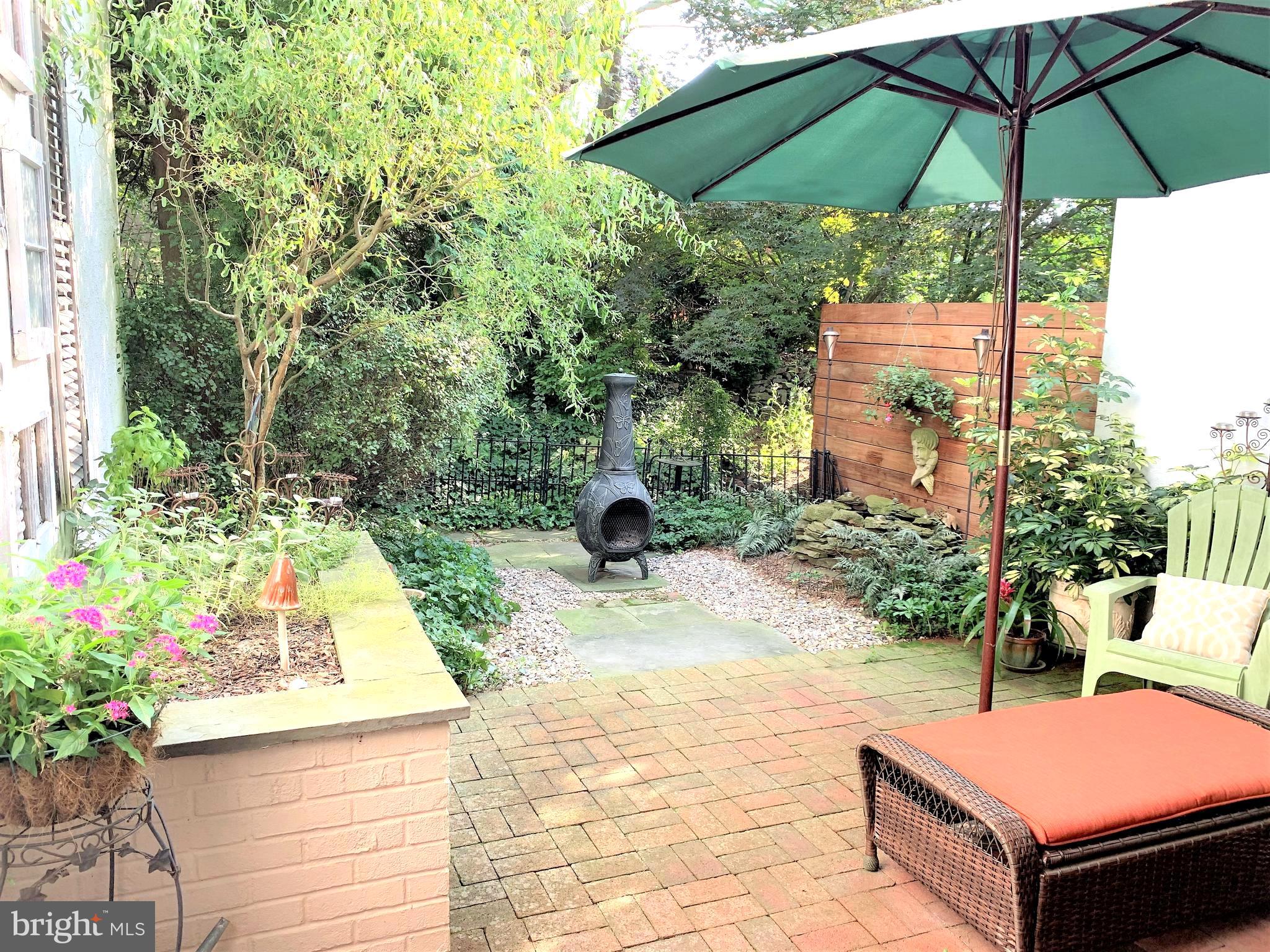 13 Arden Way New Hope, PA 18938 - Photo 29 of 36 Back patio garden oasis