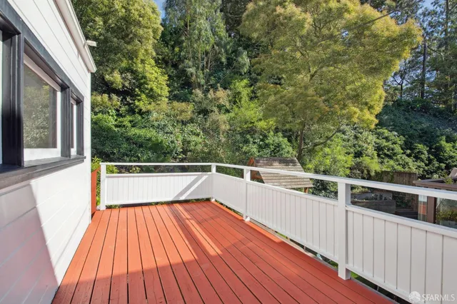 a view of a hall with wooden roof