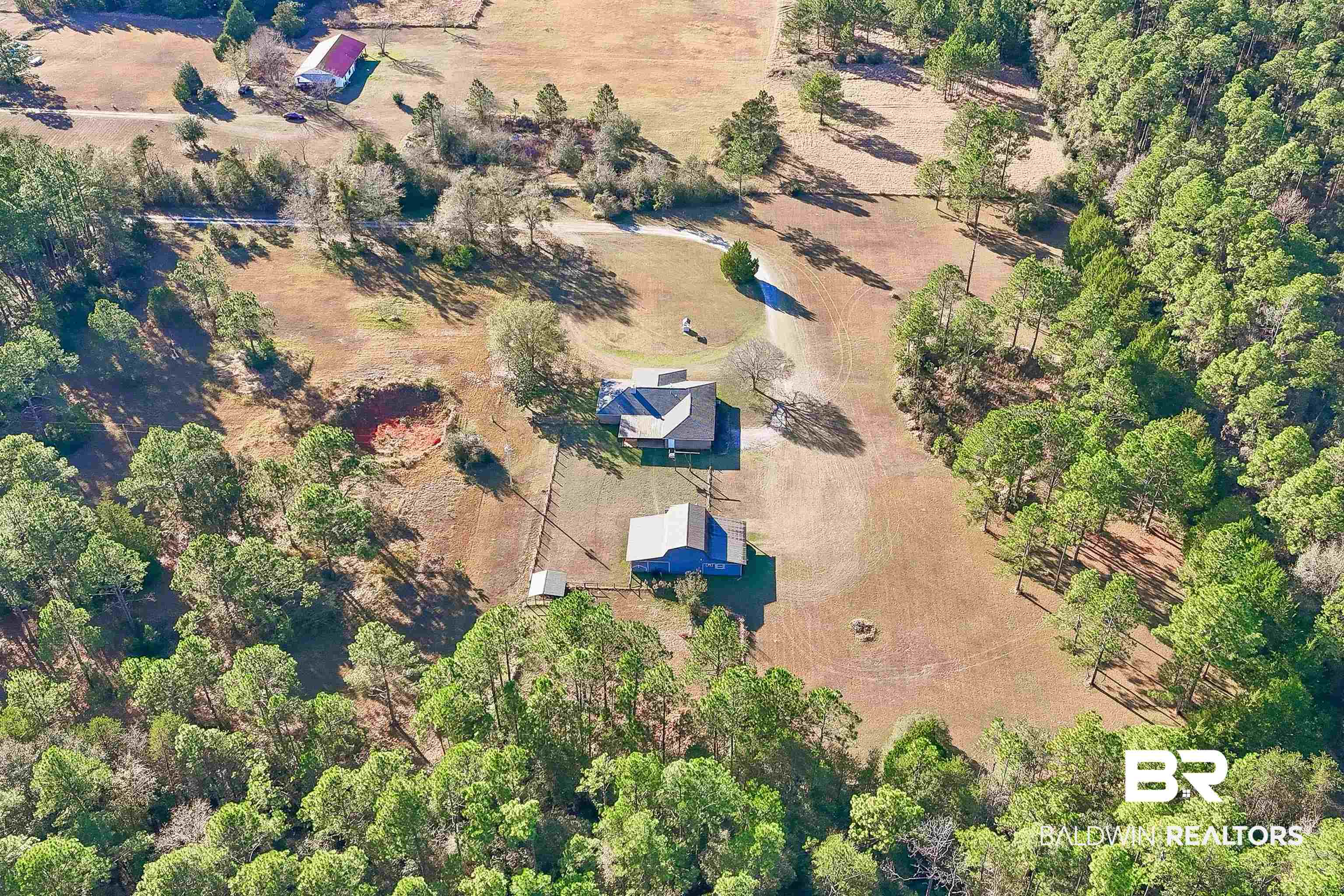 29635 Gardner Road Elberta, AL 36530 - Photo 59 of 66 Aerial view of property and surrounding area