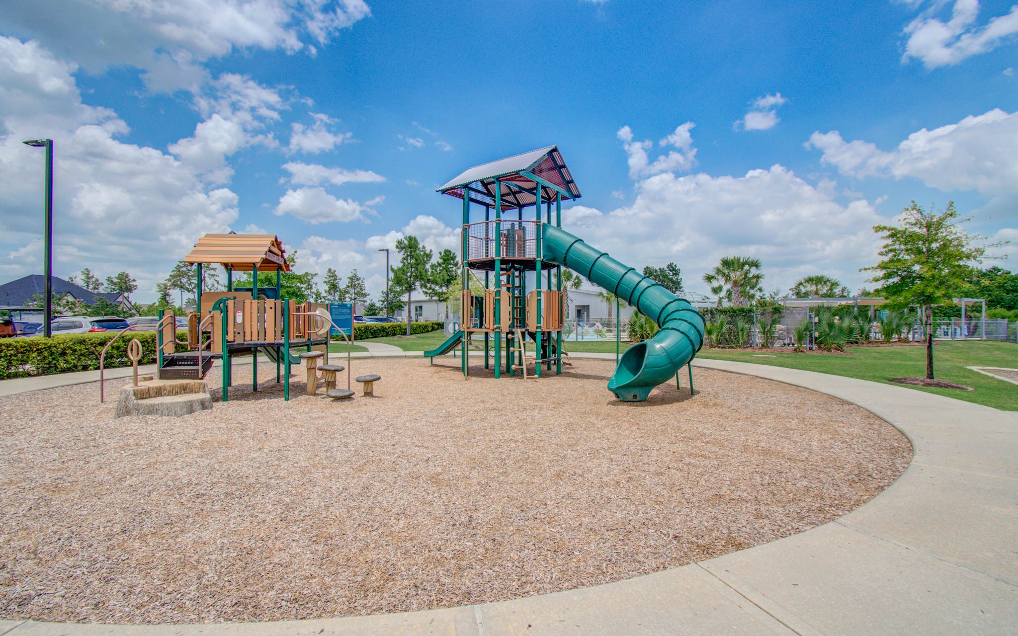 10202 South Goshawk Trail Conroe, TX 77385 - Photo 47 of 50 41 / 49
Community amenities include swimming pools, a splash pad, walking trails, parks, a clubhouse, ponds, and more!