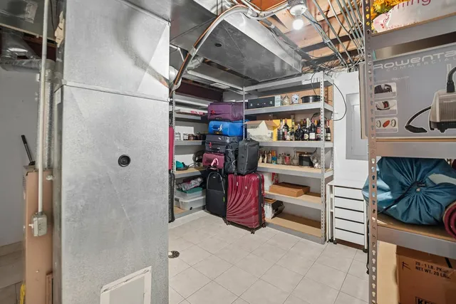 a view of store room with washer and dryer
