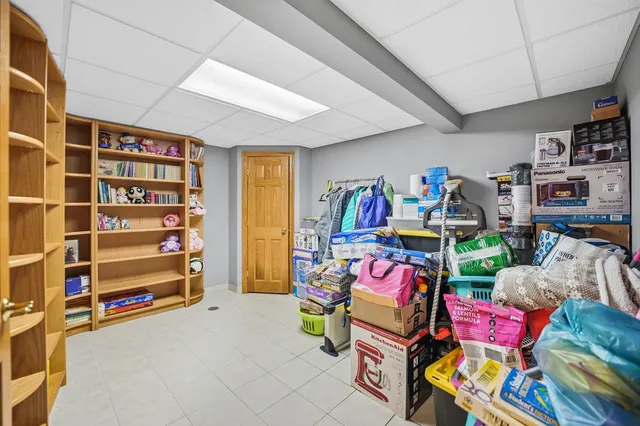 a view of a room with toys