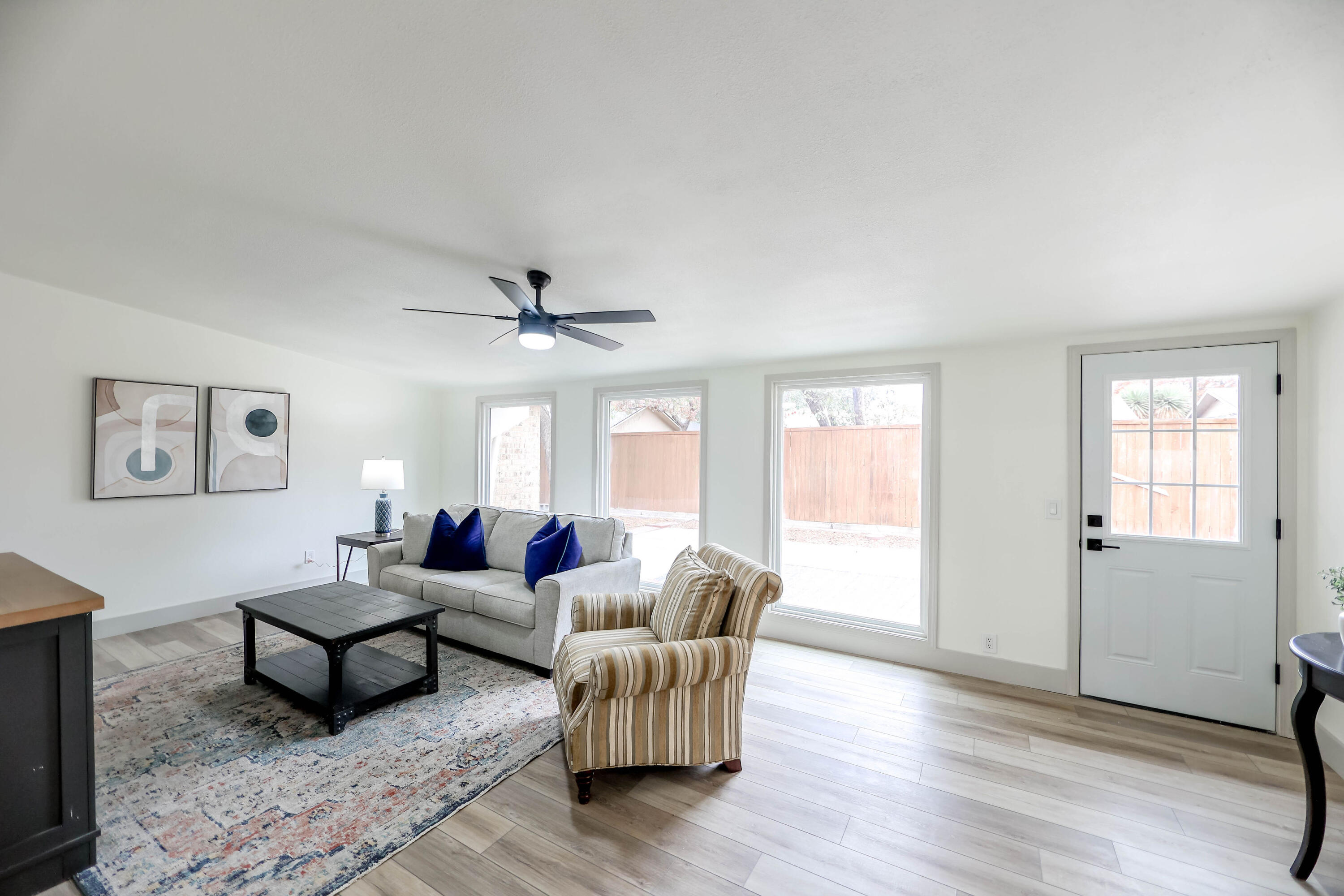 4411 79th Street Lubbock, TX 79424 - Photo 8 of 42 a living room with furniture and a large window