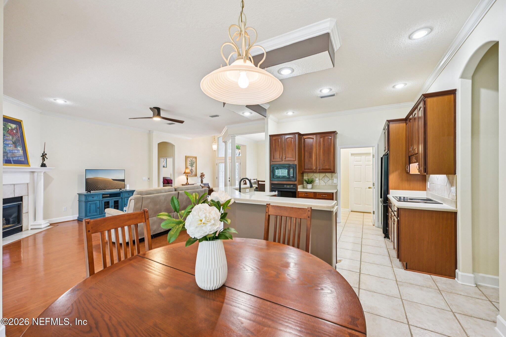 1801 Wards Landing Court Fleming Island, FL 32003 - Photo 17 of 60 Breakfast to kitchen view