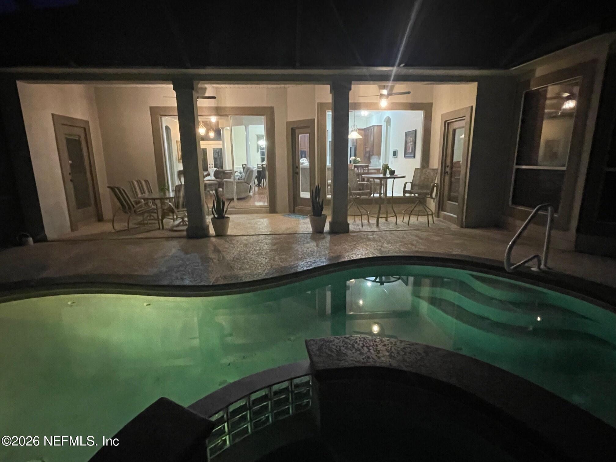 1801 Wards Landing Court Fleming Island, FL 32003 - Photo 51 of 60 back view at night